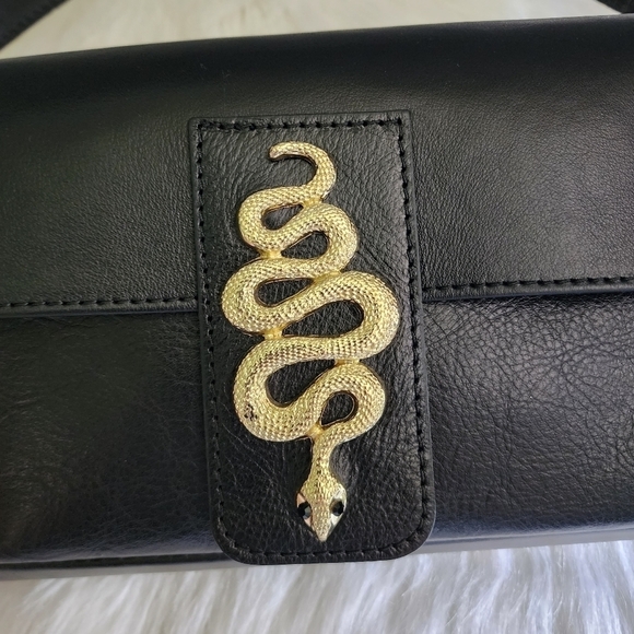 *NWT* House of Harlow 1960 Leather Gold Snake Purse - Picture 3 of 8